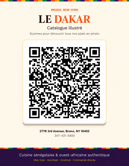 QR code du catalogue illustré LE DAKAR